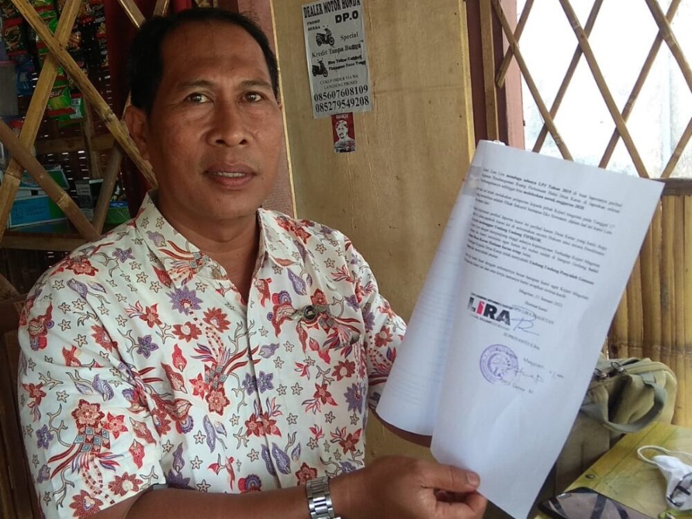Ketua Lira Magetan Pertanyakan Progess Pelaporan Dugaan Penyelewengan Dana Desa Karas
