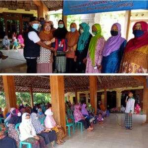 Paket Sembako untuk 215 Lansia Desa Pucangsimo, Jombang
