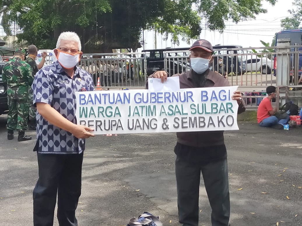 48 Warga Sulbar Asal Jatim Pilih Pulang Kampung