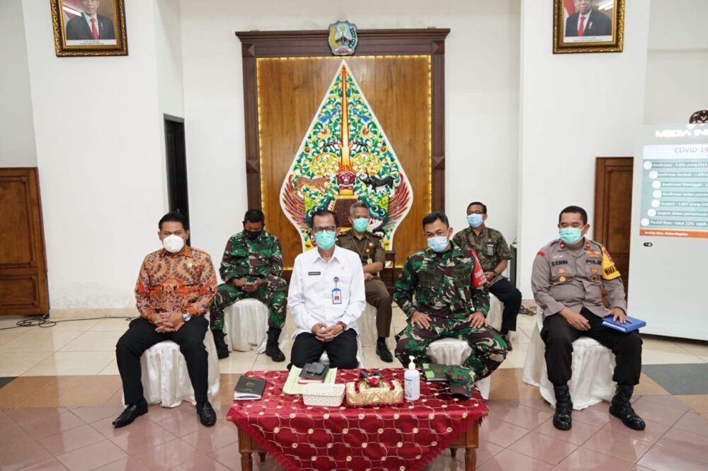 Bupati Gelar Rakor Pelaksanaan PPKM Mikro Dan Pembentukan Posko Penanganan Covid-19