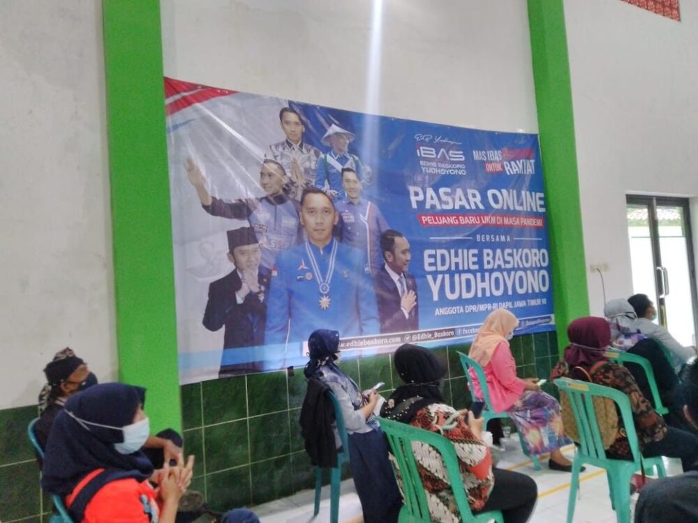 Ibas Bertemu Pelaku UMKM di Magetan Secara Virtual