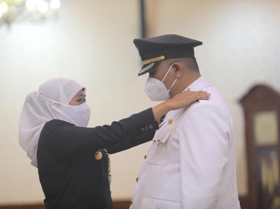 Whisnu Sakti Resmi Walikota Surabaya