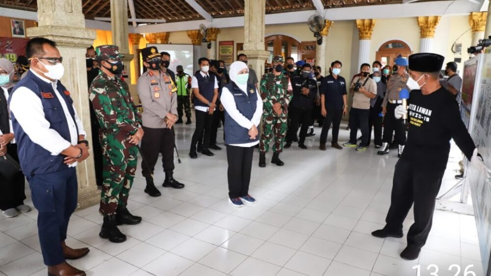Khofifah Sebut PPKM Mikro Efektif Turunkan Penyebaran Covid-19