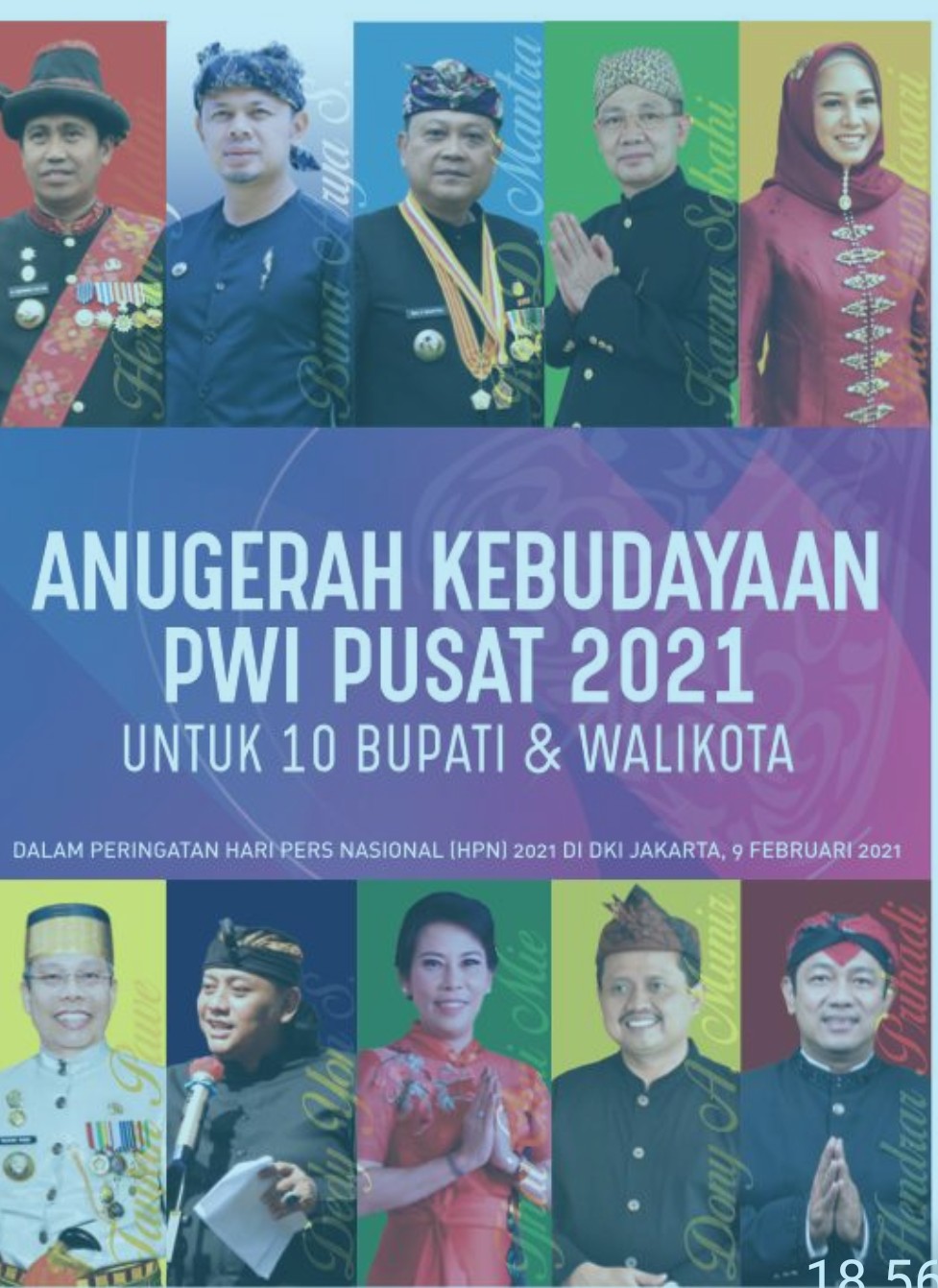 Strategi 10 Bupati-Walikota Penerima Anugerah Kebudayaan PWI