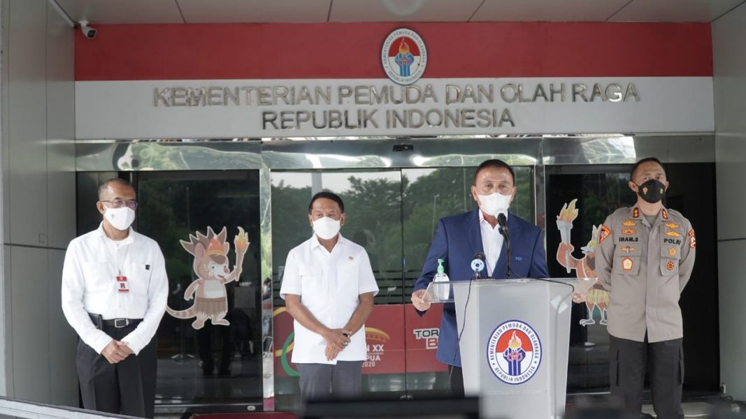 Rapat Menpora, PSSI, dan Polri Belum Hasilkan Putusan