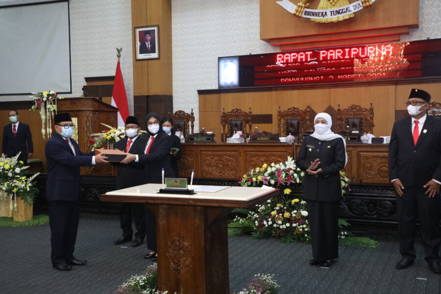DPRD Gelar Paripurna Sertijab Dan Pidato Perdana Bupati dan Wakil Bupati Banyuwangi 