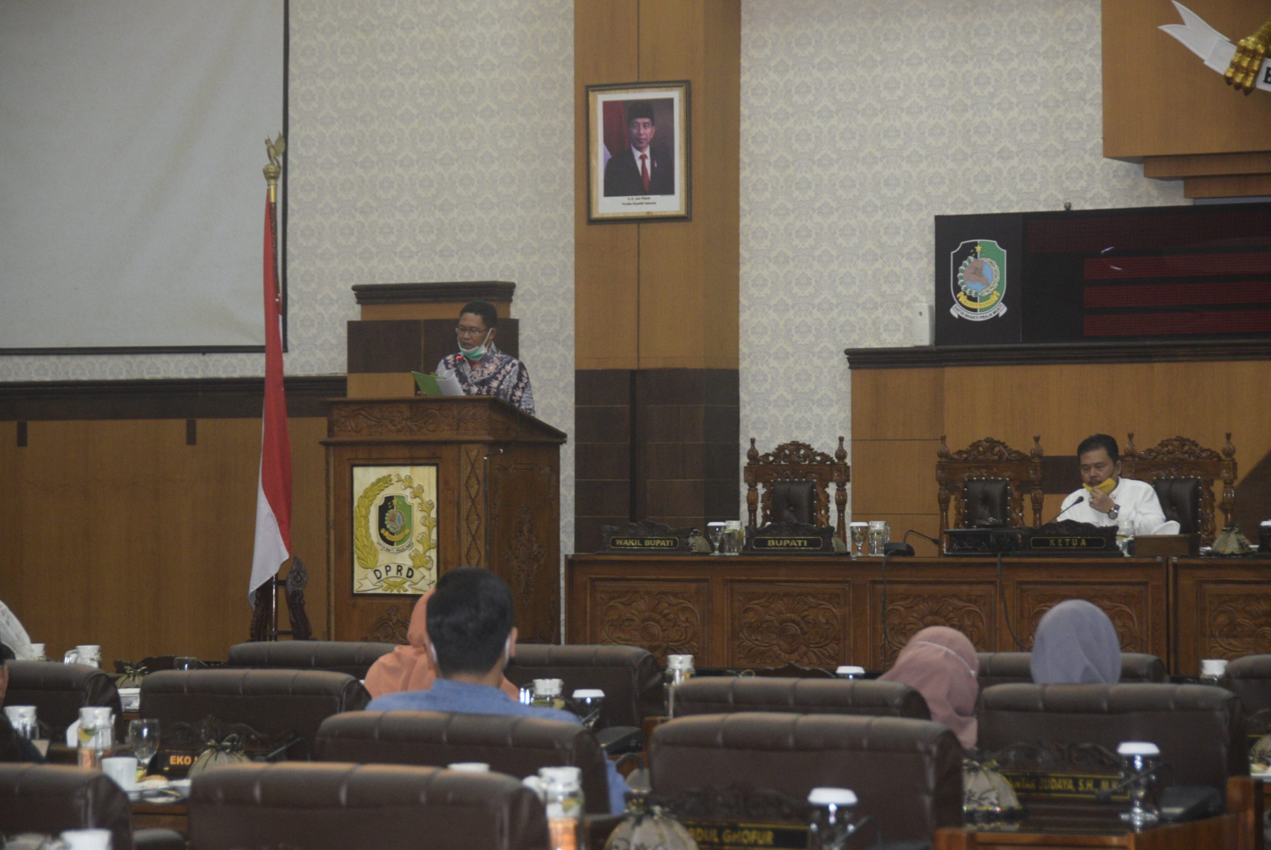 DPRD Banyuwangi Gelar Paripurna Internal Dengan Agenda Addendum Propemperda tahun 2021