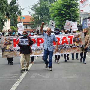 Gabungan Jurnalis Dan LSM Pasuruan, Gelar Aksi Solidaritas Untuk Nurhadi