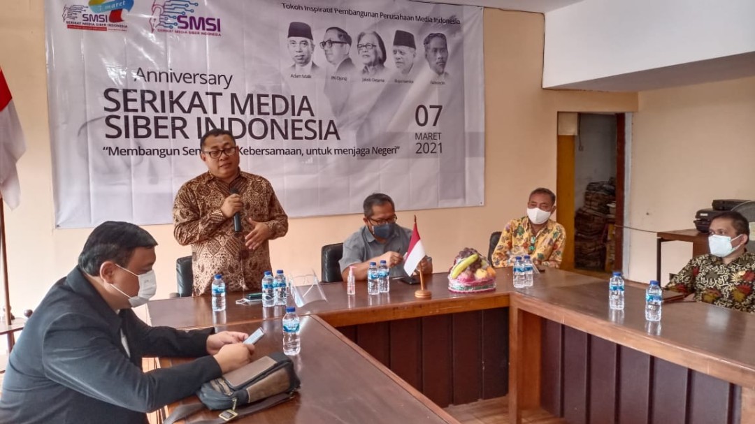 HUT ke-4 SMSI: Berlangsung Sederhana, Diisi Cerita Sukses Tokoh Pers
