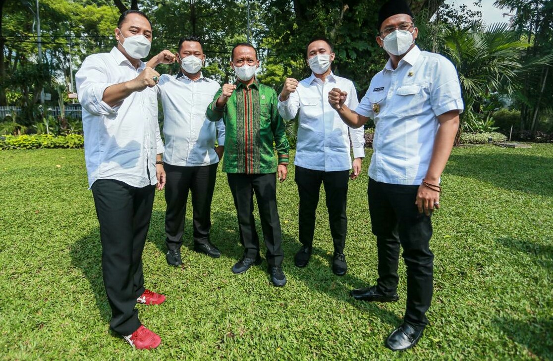 Surabaya, Gresik, dan Sidoarjo Perkuat Kolaborasi, Bahlil: Jantungnya Ekonomi Jatim