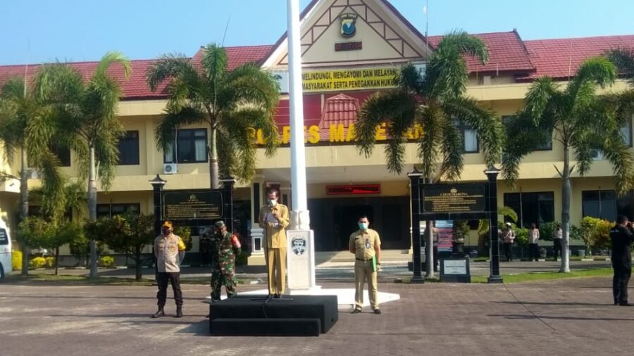 Apel Kesiapan Pengamanan Larangan Mudik Hari Raya Idul Fitri