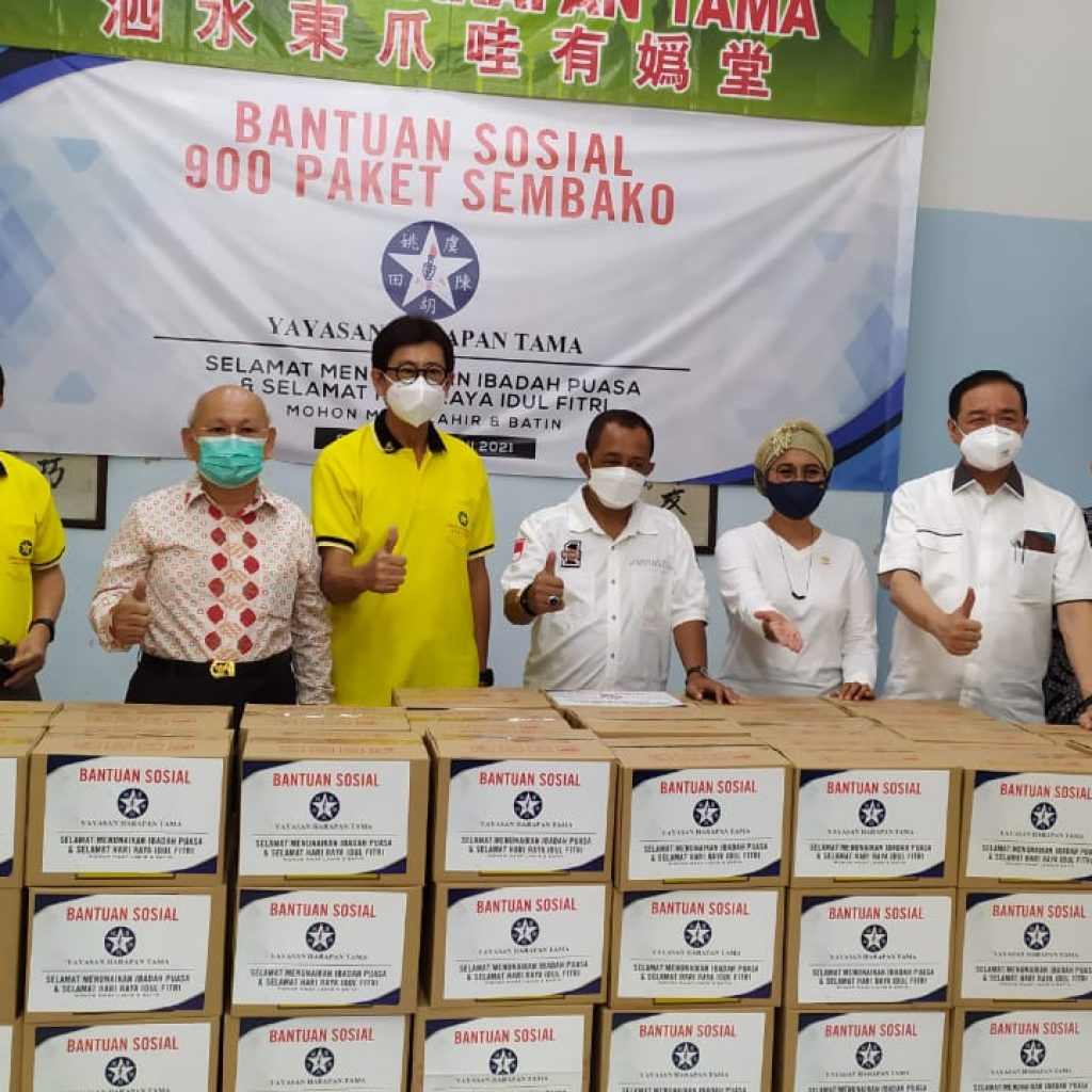 Cak Ji Hadiri Bhakti Sosial Yayasan Harapan Tama