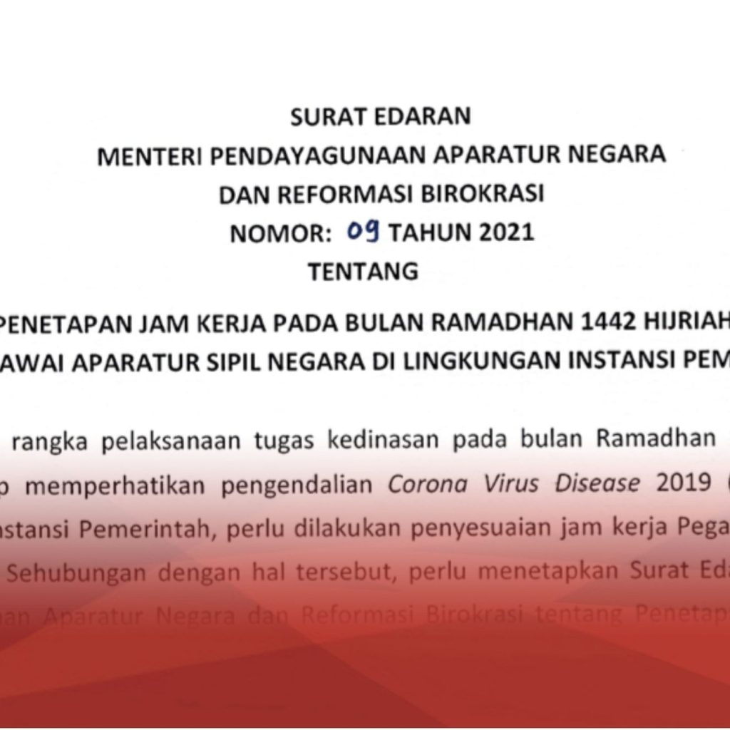 Inilah Jam Kerja ASN di Bulan Ramadan