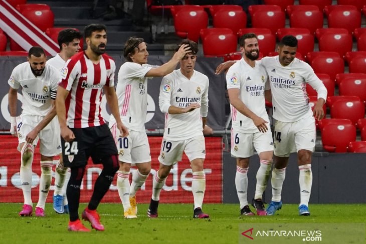 Liga Spanyol: Kalahkan Bilbao, Real Madrid tetap berburu gelar hingga pekan terakhir