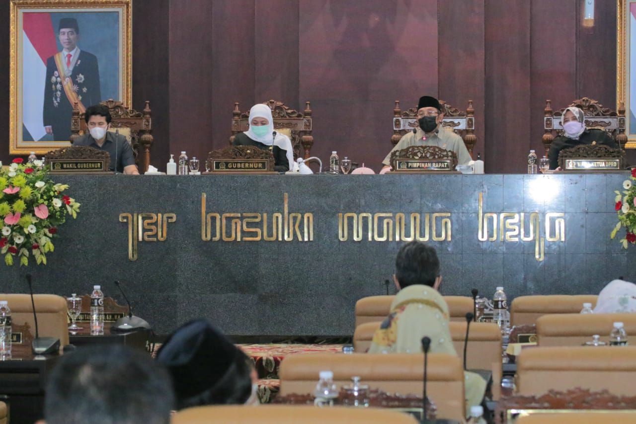 Gubernur Khofifah: Realisasi Pendapatan Daerah Provinsi Jatim 2020 Capai 104,94 Persen