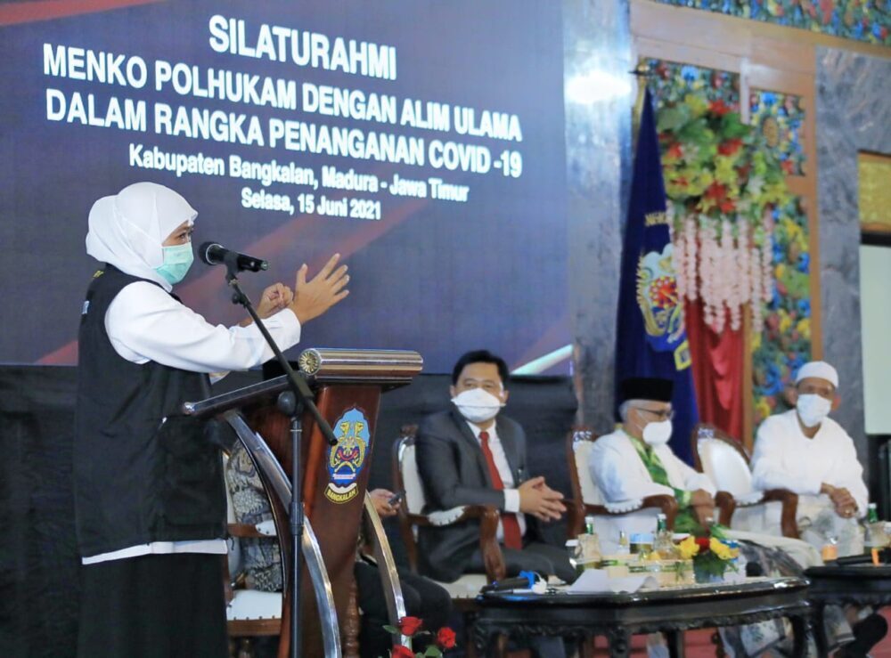 Covid-19  Varian Delta  B16172  Masuk Jatim,  Pemprov Libatkan, Kyai, Pemuka Agama dan Tomas
