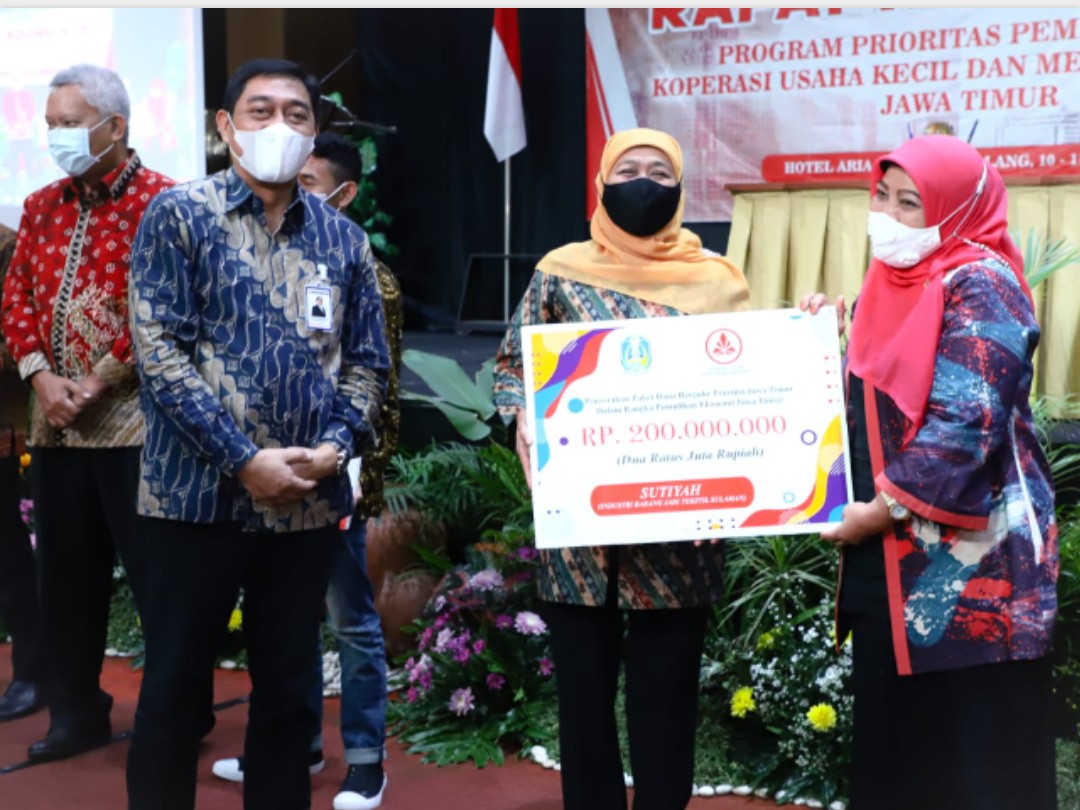 Kontribusi Koperasi dan UMKM Pada Tri Wulan l 2021 Tercatat 57.25 %