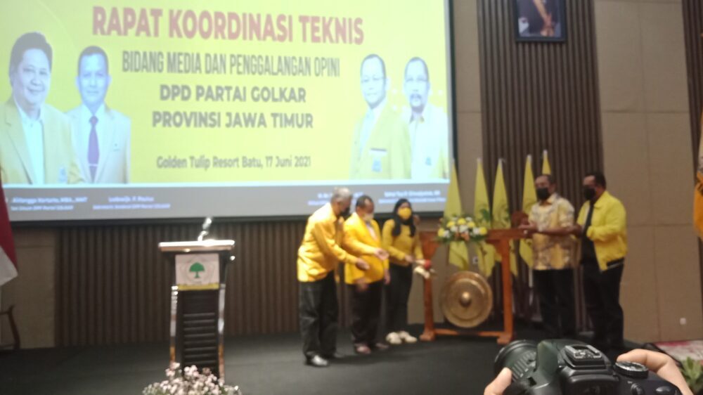 Cak Sarmuji Kumpulkan Ketua DPD se Jatim Sambut Pencapresan Airlangga Hartarto