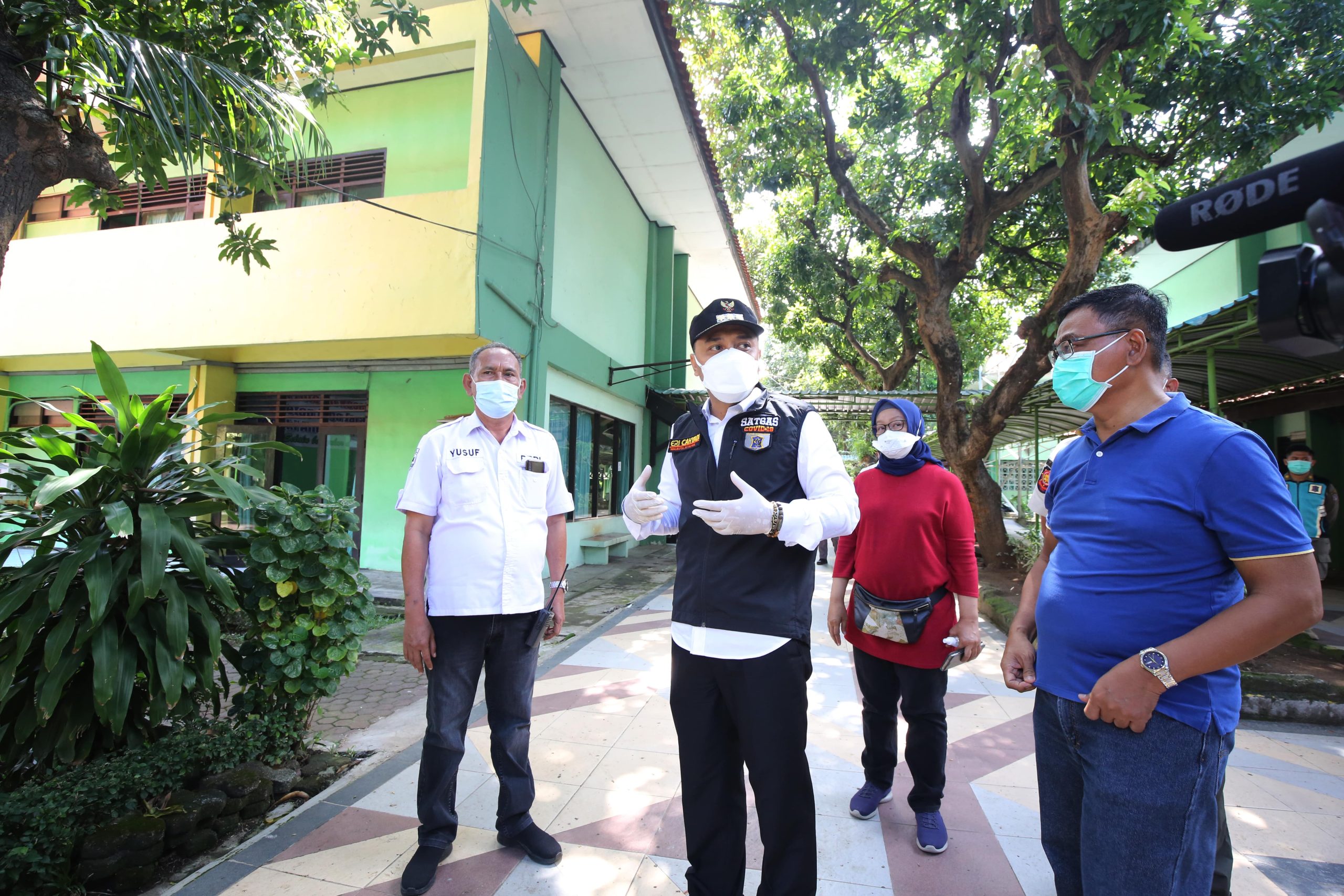 Kunjungi HAH Eri Support Pasien Covid-19
