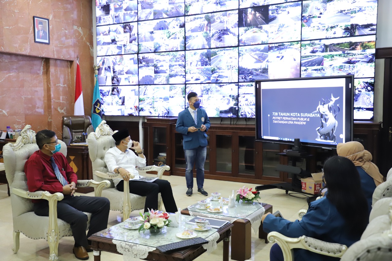 Survei Mahasiswa Unair, 80 Persen Warga Surabaya Puas Kinerja Wali Kota Eri