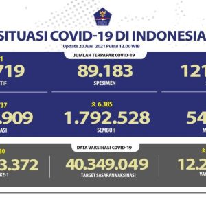 Pasien Sembuh Terus Meningkat Menjadi 1.792.528 Orang Pasien Sembuh Terus Meningkat Menjadi 1.792.528 Orang