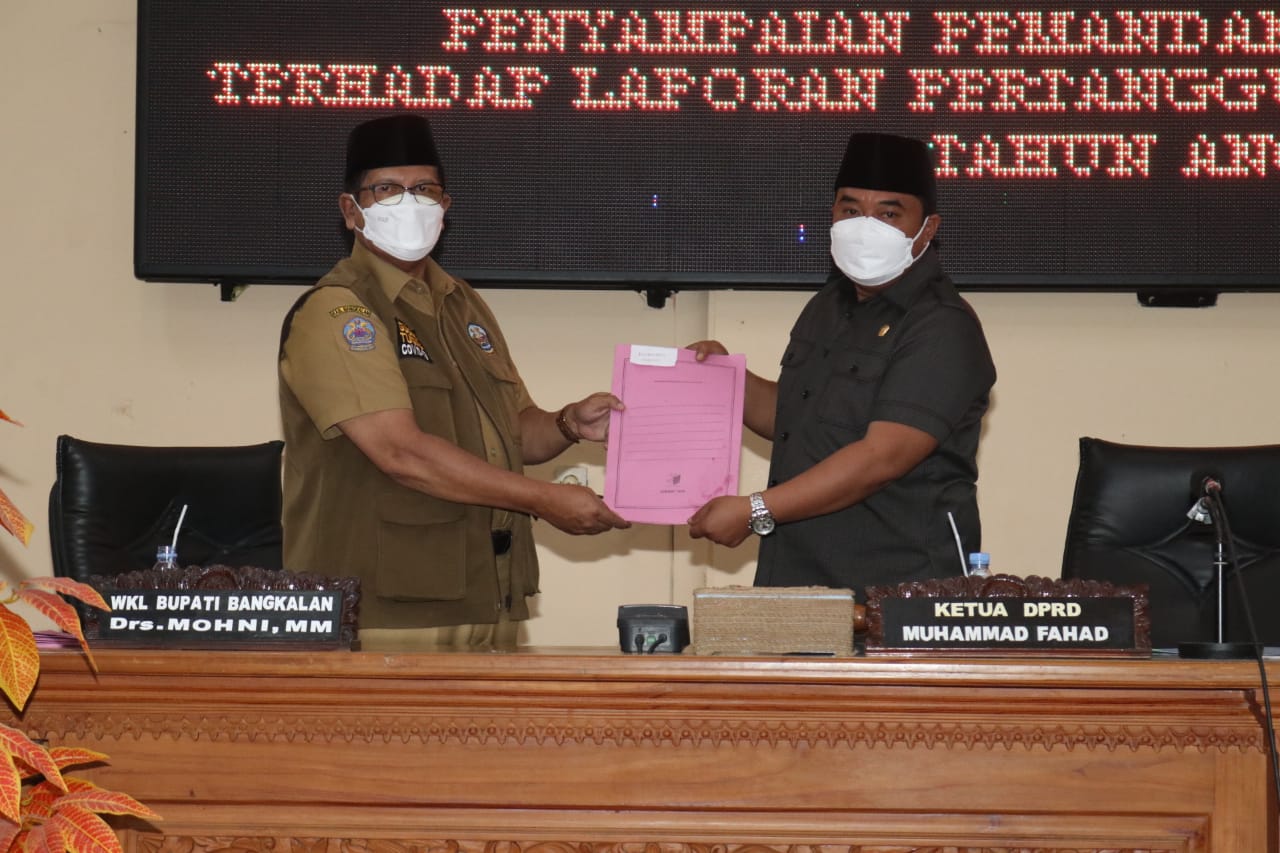 Wabub Bangkalan Terima Kritik Fraksi DPRD