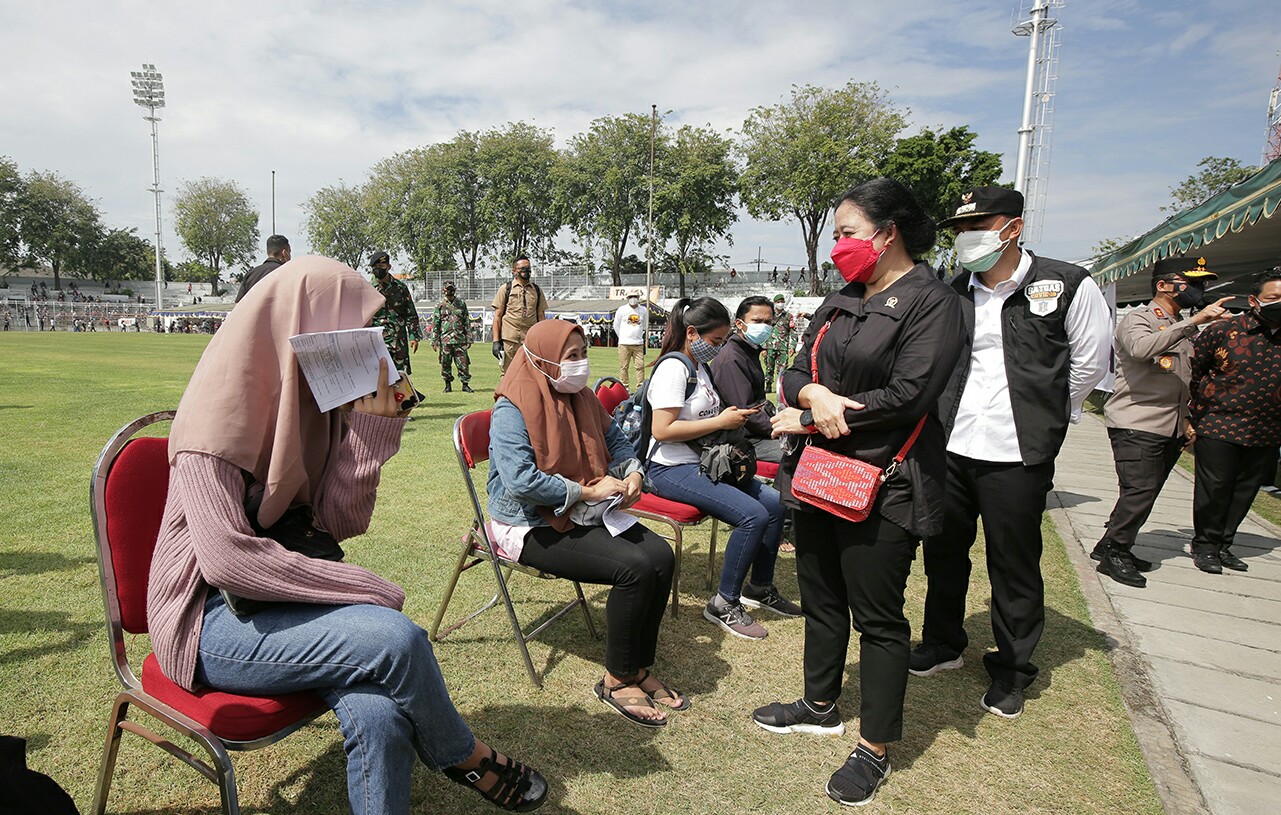 Bantu Surabaya 30 Ribu Vaksin, Puan Berharap Percepat Target Vaksinasi