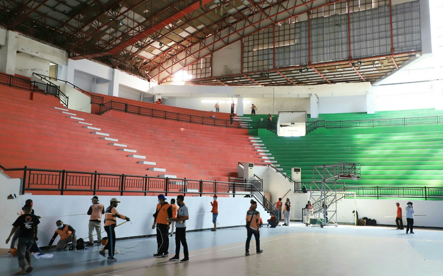 Faskes RS Darurat GOR Indoor GBT dan Lapangan Kalibokor Mulai Digarap