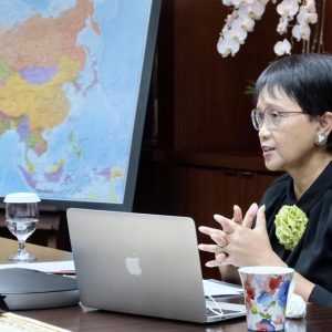 Menlu RI Serukan Dukungan Perjuangan Palestina di KTM GNB Menlu RI Serukan Dukungan Perjuangan Palestina di KTM GNB