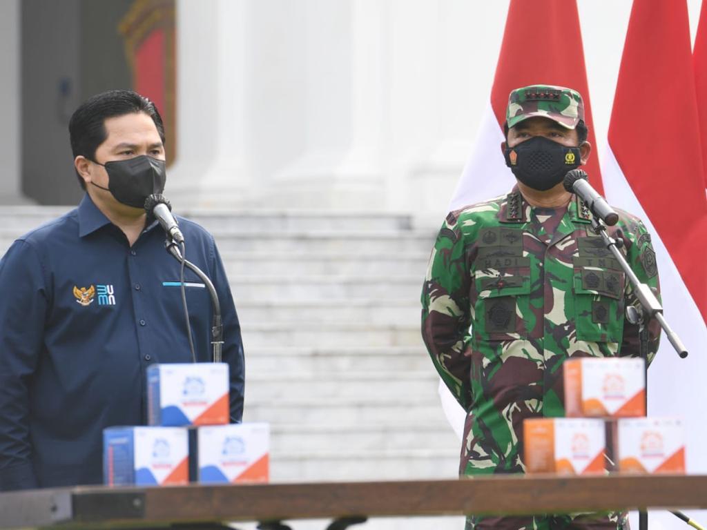 Perintah Presiden, Panglima TNI Koordinasikan Pendistribusian Paket Obat Isoman Gratis