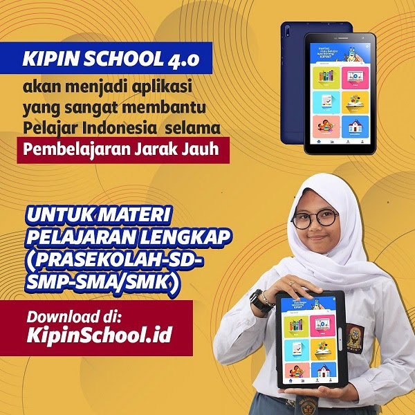 Kipin School  Gratiskan Ribuan Konten Belajar untuk Seluruh Anak Indonesia