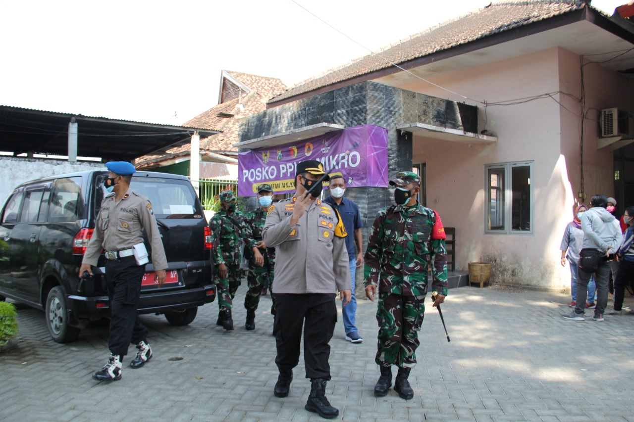 Kapolres Kediri Kota dan Dandim 0809 Kediri Tinjau Ruang Isolasi Terpadu
