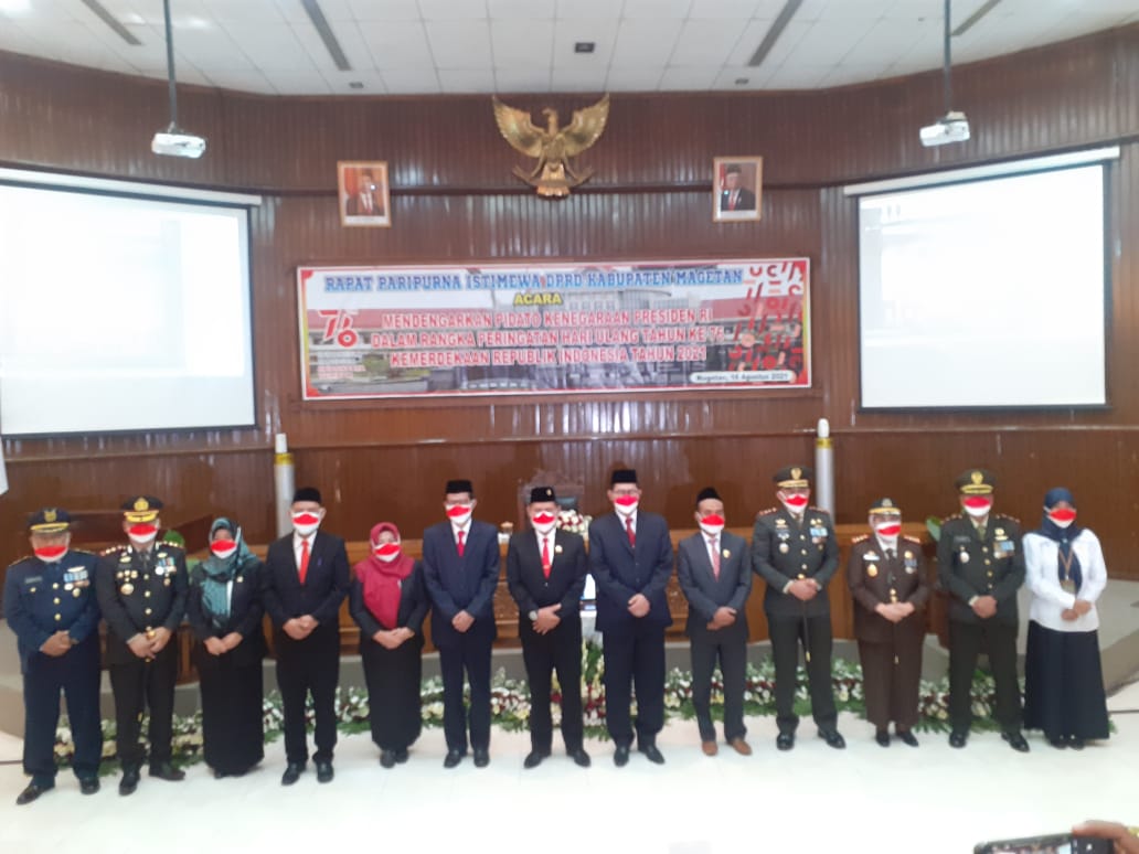 Ketua DPRD Pimpin Rapat Paripurna Istimewa Agenda Mendengarkan Pidato Presiden