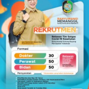 Banyuwangi Buka Lowongan Dokter, Perawat dan Bidan