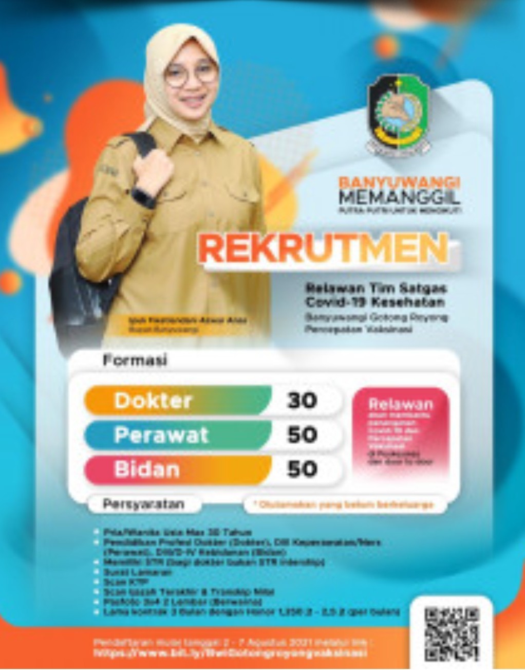 Banyuwangi Buka Lowongan Dokter, Perawat dan Bidan