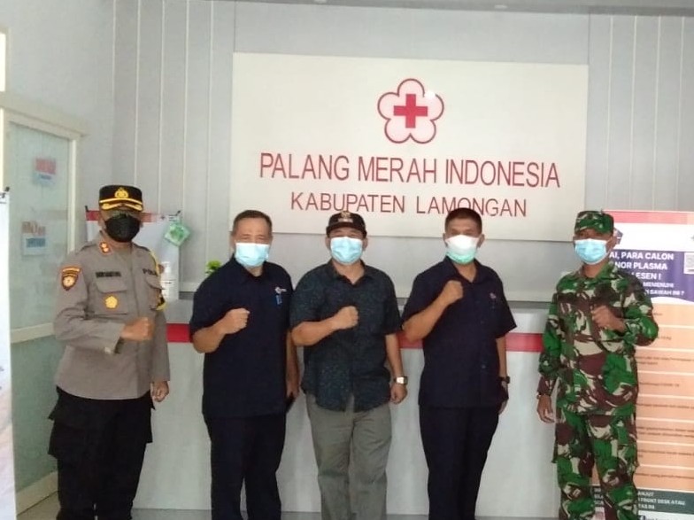 Dukung PPKM Level 4,  Gunner “Gebyur”  Lamongan Kota