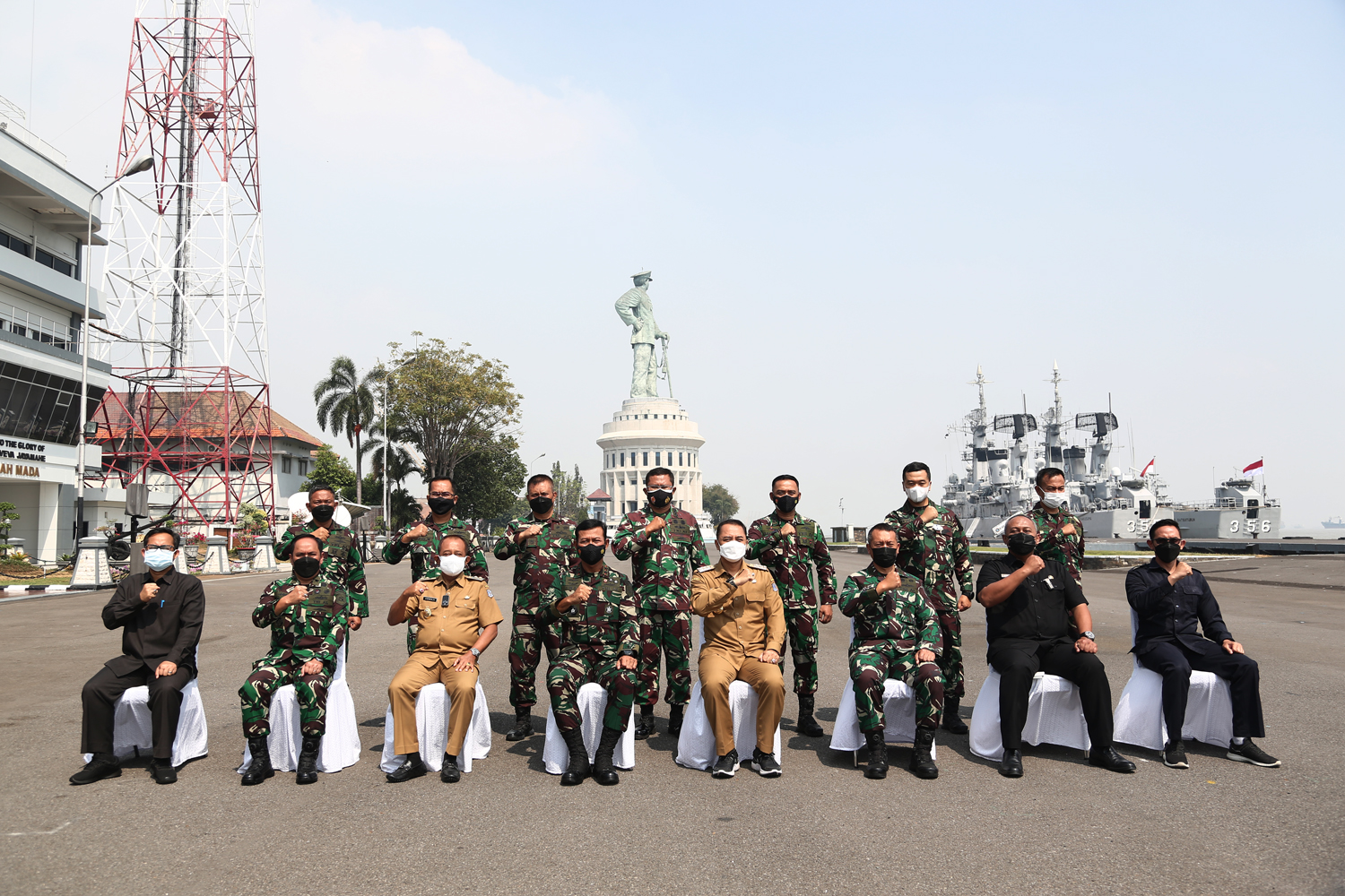 Sowan ke Markas Koarmada II, Wali Kota Ingin Kolaborasi Kembangkan Wisata Ampel