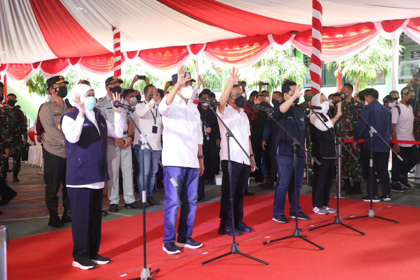 Vaksinasi di Bojonegoro Dapat Perhatian Tiga Menteri dan Gubernur