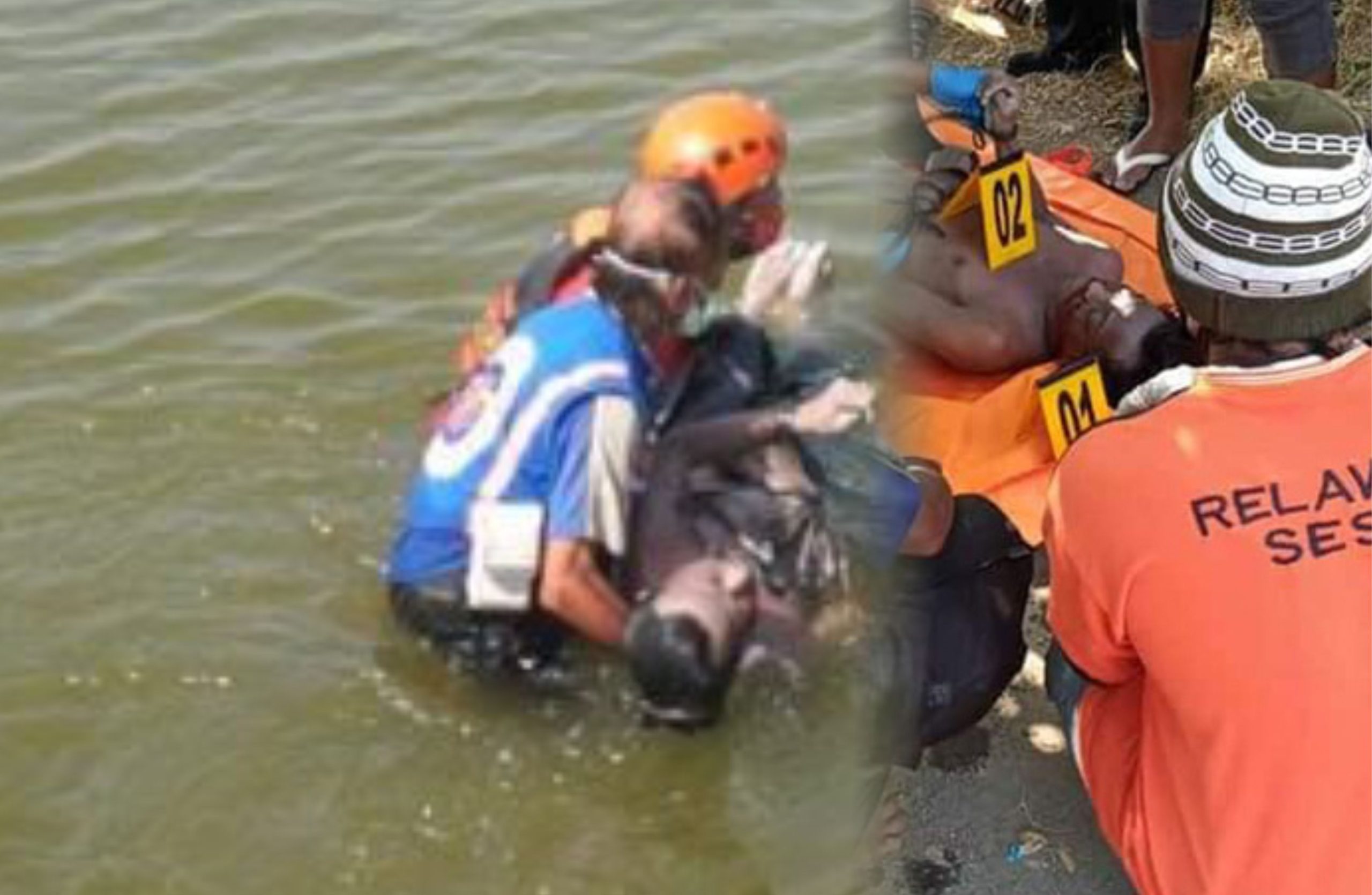 Mayat di Waduk Long Storage Mojosari Warga Bandung Rejo Kab. Demak