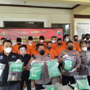 Tumpas Narkoba Semeru 2021, Polresta Banyuwangi Peringkat 3 Se – Polda Jatim