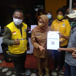 Masyarakat Blitar Minta Golkar Juga Siapkan Vaksinasi ke 2