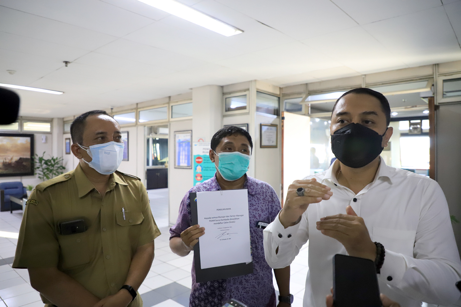 Seleksi Direksi PDAM Diperpanjang, Eri Pastikan Tidak Ada KKN