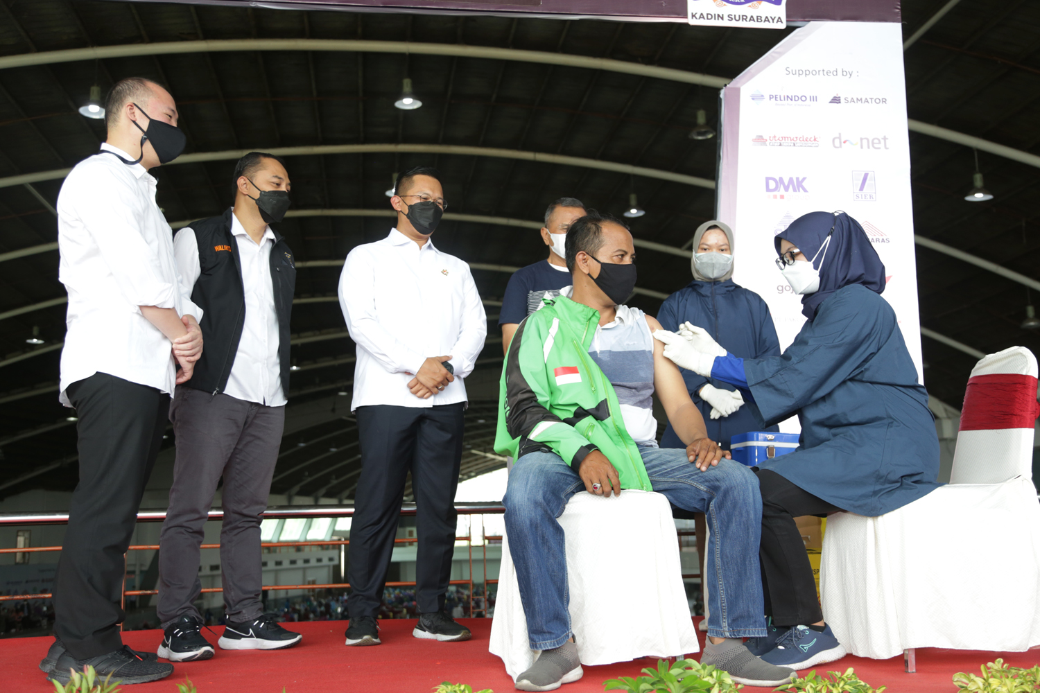 Vaksinasi Merdeka di Jatim Expo, Target 20 Ribu Pelaku Ekonomi