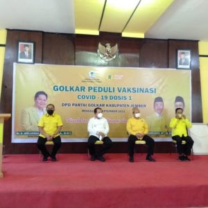Jember Kabupaten ke 22 Disinggahi Tim Vaksin Golkar Jatim Jember Kabupaten ke 22 Disinggahi Tim Vaksin Golkar Jatim