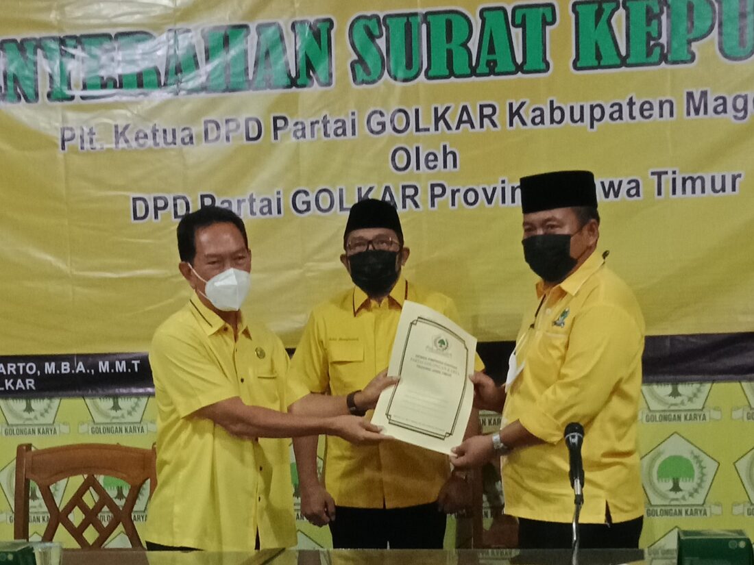 Anggota DPR RI  Plt Ketua Golkar Magetan