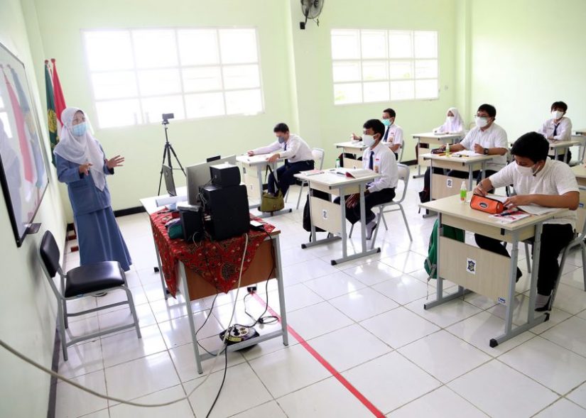 213 Sekolah di Surabaya Sudah Gelar PTM Terbatas