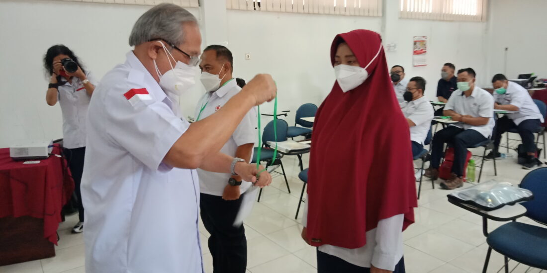 Wakil Ketua PMI Jatim H. Soebagyo,SW Buka Pelatihan Fasilitator BOCA