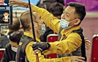 Pebiliar Jatim Raih Emas Ganda Bola 9