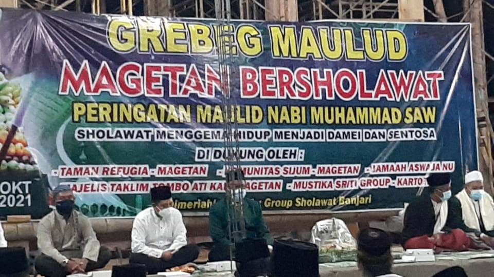 Grebeg Maulid Digelar Magetan Bersholawat