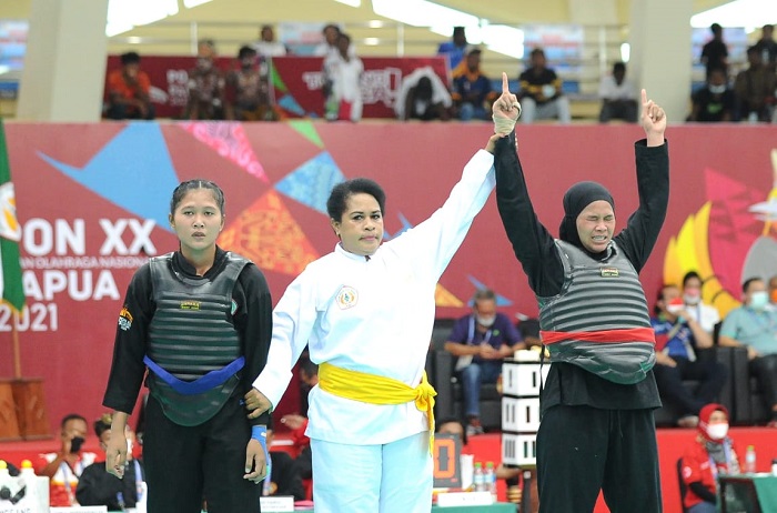 Pendekar Sarah Monita Bawa Pulang Emas